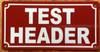 TEST HEADER SIGN
