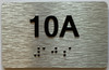 Apartment Number Unit 10A Sign