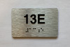 Apartment Number Unit 13E Hpd Sign