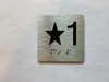 Elevator Floor Number / Elevator Jamb Plate STAR 1 Compliance Sign