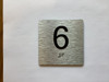 Elevator Floor Number / Elevator Jamb Plate 6 Compliance Sign