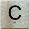 Elevator Floor Number / Elevator Jamb Plate C Sign