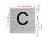 Elevator Floor Number / Elevator Jamb Plate C Hpd Sign