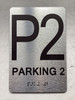 FLOOR P2 - PARKING 2 Safety Sign