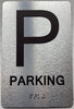 FLOOR P-PARKING Sign