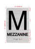 FLOOR M MEZZANINE Hpd Sign