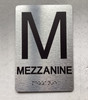 FLOOR M MEZZANINE Safety Sign