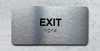 EXIT Compliance Sign