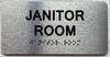 JANITOR ROOM Sign
