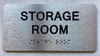 STORAGE ROOM Safety Sign