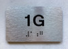 APT# 1G Braille SILVER