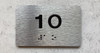 APT# 1O SILVER Ada Sign