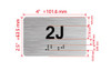 APT# 2J SILVER Hpd Sign