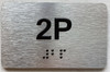 APT# 2P SILVER Sign