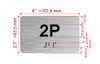 APT# 2P SILVER Hpd Sign