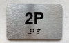 APT# 2P SILVER Safety Sign
