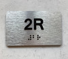 APT# 2R SILVER Safety Sign