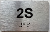 APT# 2S SILVER Sign