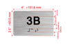 APT# 3B SILVER Hpd Sign