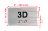 APT# 3D SILVER Hpd Sign