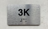 APT# 3K SILVER Sign