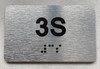 APT# 3S SILVER Ada Sign