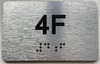 APT# 4F SILVER Sign