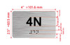 APT# 4N SILVER Hpd Sign