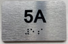 APT# 5A SILVER Sign
