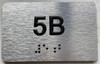 APT# 5B SILVER Sign