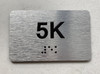 APT# 5K SILVER Ada Sign