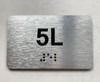 APT# 5L SILVER Compliance Sign