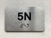 APT# 5N SILVER Safety Sign