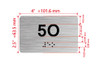 APT# 5O SILVER Hpd Sign