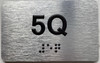 APT# 5Q SILVER Sign