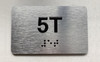 APT# 5T SILVER Safety Sign