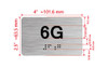 APT# 6G SILVER Hpd Sign