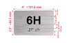 APT# 6H SILVER Hpd Sign