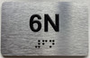 APT# 6N SILVER Sign