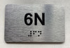 APT# 6N SILVER Hpd Sign