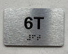 APT# 6T SILVER Ada Sign