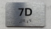 APT# 7D SILVER Compliance Sign