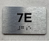 APT# 7E SILVER Compliance Sign