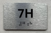 APT# 7H SILVER Ada Sign