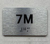APT# 7M SILVER Safety Sign