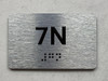 APT# 7N SILVER Compliance Sign