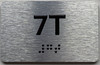 APT# 7T SILVER Sign