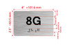 APT# 8G SILVER Hpd Sign