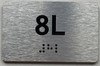 APT# 8L SILVER Sign