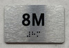 APT# 8M SILVER Ada Sign